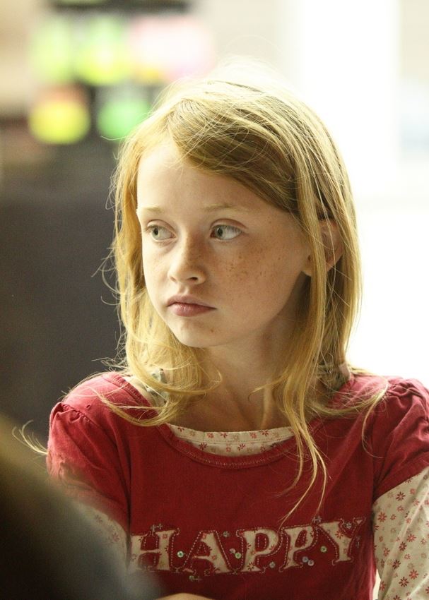 A little girl attends the 2014 Klickitat County Fair.