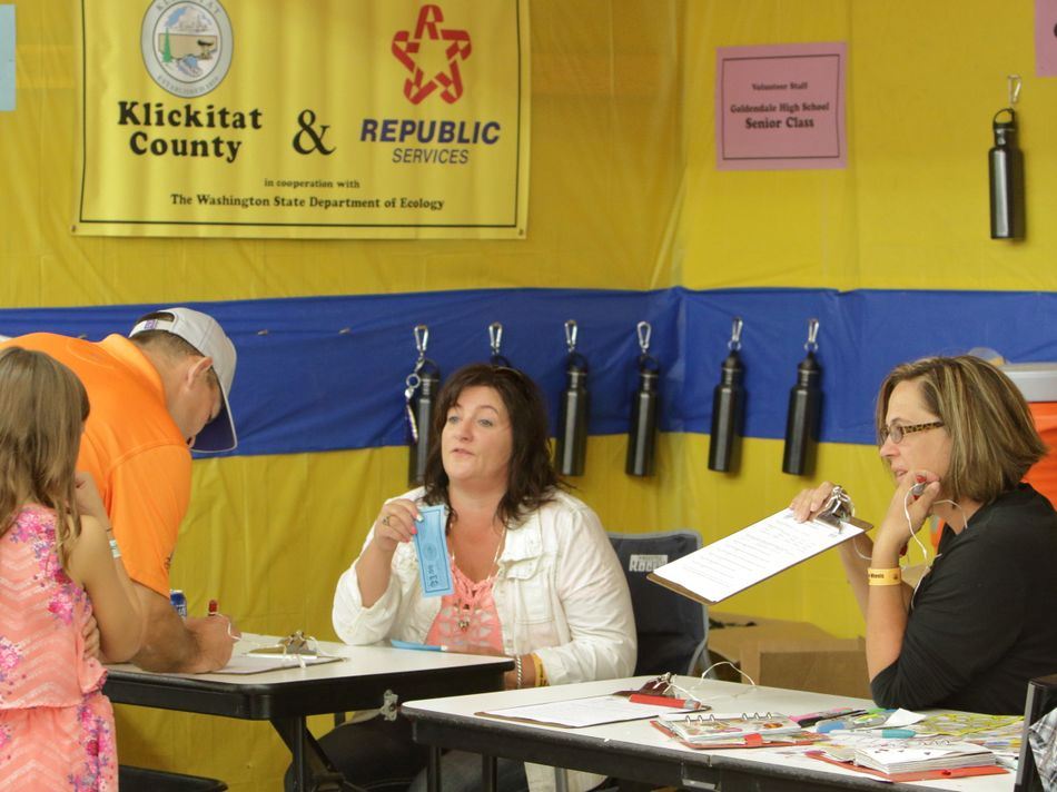 The Waste Reduction exhibit of the 2015 Klickitat County Fair.