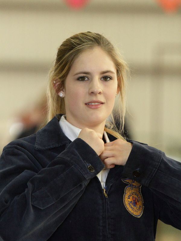 A member of the FFA at the 2015 Klickitat County Fair.