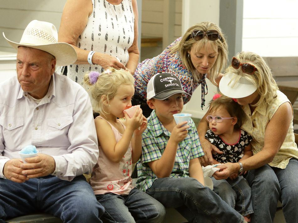 Members of the crowd at the 2015 Klickitat County Fair.