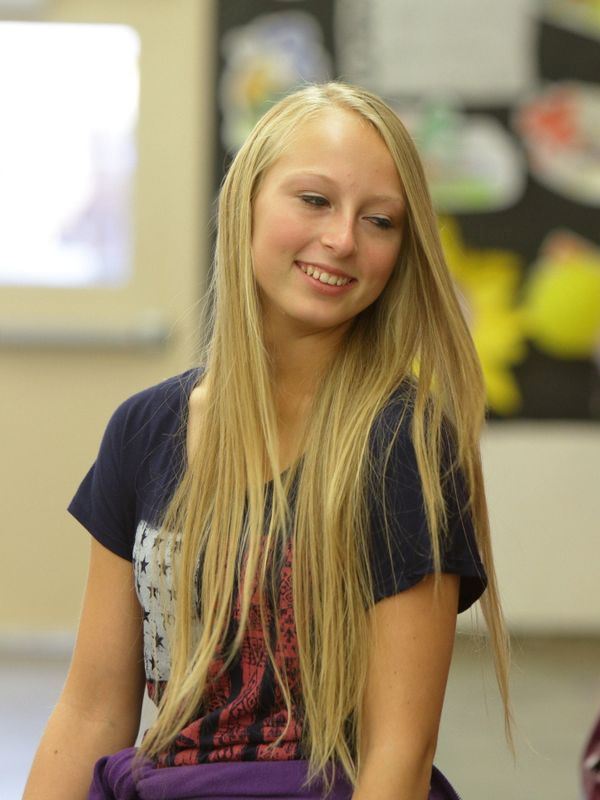 A young woman at the 2015 Klickitat County Fair.