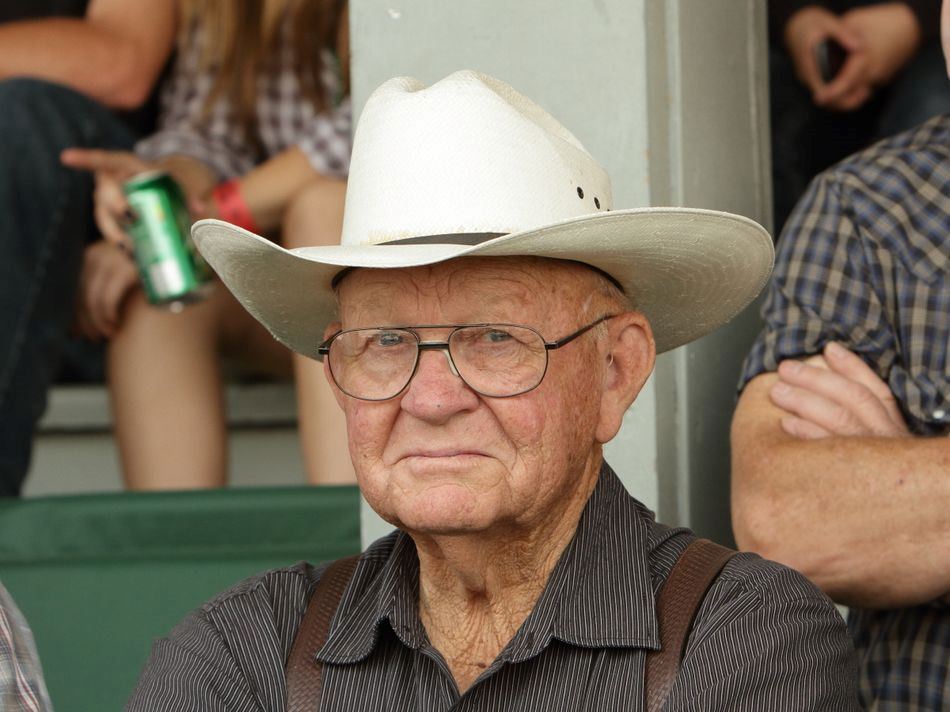 A man attending the 2015 Klickitat County Fair.